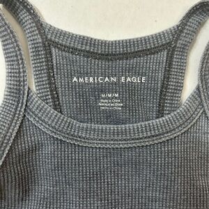 Gray American Eagle Tank top